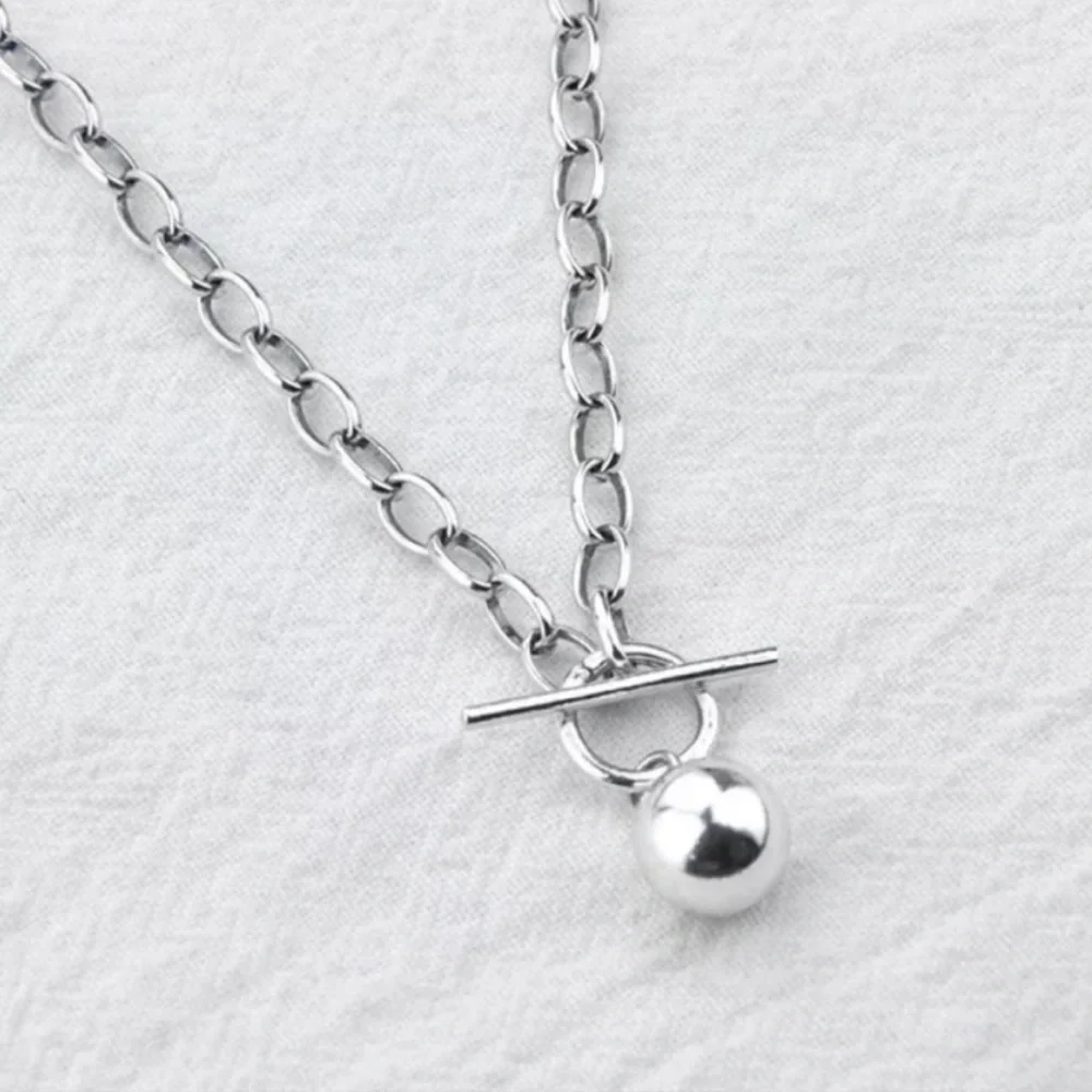 “20” 925 STERLING SILVER BEAD NECKLACE, NICE NECKLACE, CUTE NECKLACE - Picture 6 of 6